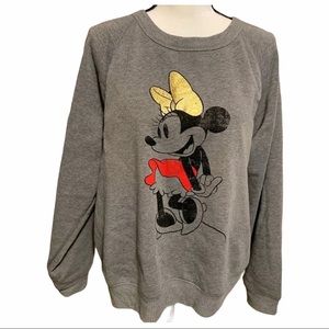 🆕[DISNEY] NWOT Minnie Mouse Sweatshirt, XXL